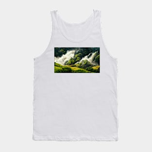 Spring River Flowing Wildly Tank Top